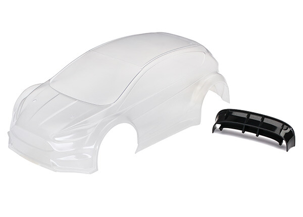 Body, Ford Fiesta ST Rally (clear, requires painting) (TRX-7412)
