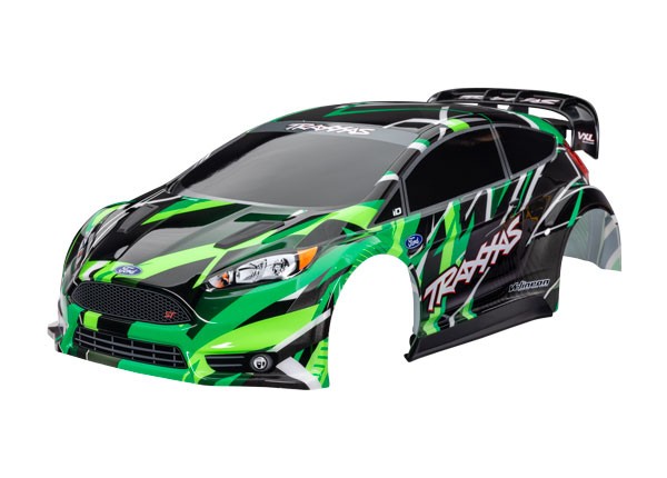 Traxxas - Body Ford Fiesta ST Rally VXL, Green (TRX-7427-GRN)