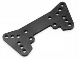 Rear shock plate a (2017s 3mm/black)