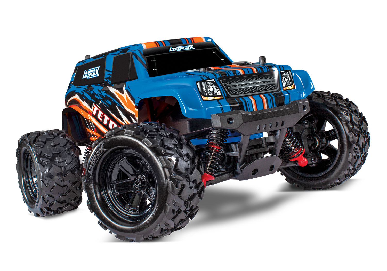 LaTrax Teton 1/18 electro monster truck RTR - BlauwX afbeelding