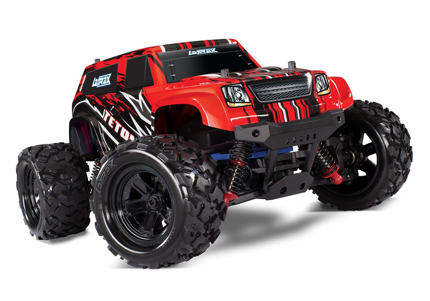 LaTrax Teton 1/18 electro monster truck RTR - RoodX afbeelding