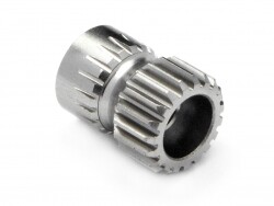 Pinion gear 19 tooth aluminum (64 pitch/0.4m) afbeelding