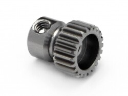 Pinion gear 22 tooth aluminum (64pitch/0.4m) afbeelding