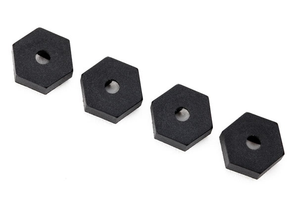 Wheel hubs, hex (4) (TRX-7669) afbeelding