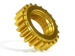 Aluminium threaded pinion gear 21t x 12mm (1m)