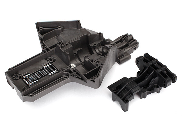 Bulkhead, rear (upper & lower), center differential (TRX-7727X)