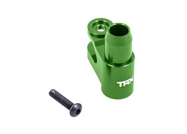 Traxxas - Servo horn, steering, 6061-T6 aluminum (green-anodized) (TRX-7747-GRN) afbeelding