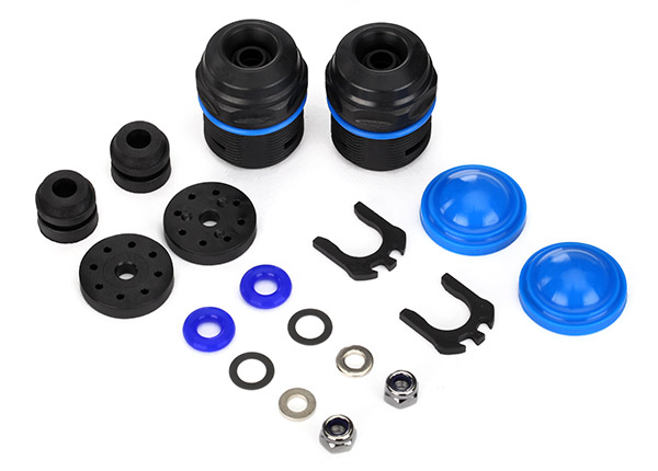 Rebuild kit, GTX shocks (lower cartridge, assembled, pistons, piston nuts, bladders) (renews 2 shocks)