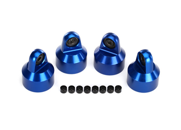 Traxxas - Aluminium GTX Shock caps - blue (TRX-7764A)