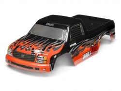 Mini gt-1 truck painted body (orange/black)