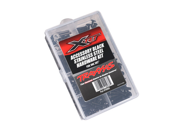 Traxxas - Hardware kit, black stainless steel, XRT (contains all stainless steel hardware used on XRT) (TRX-7998X)