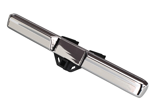 Bumper, rear (chrome)/ bumper mount/ 3x10 BCS (2) (TRX-8068)