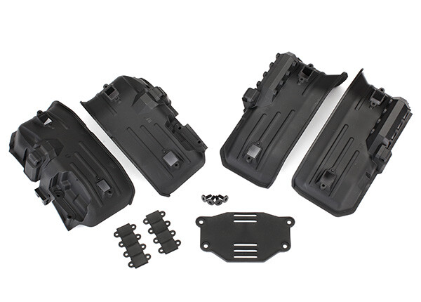 Fenders, inne, front & rear (2 each)/ rock light covers (8)/ battery plate/ 3x8 (TRX-8072) afbeelding