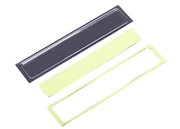 Tailgate panel insert (clear, requires painting)/ adhesive foam tape (2) (TRX-8077)