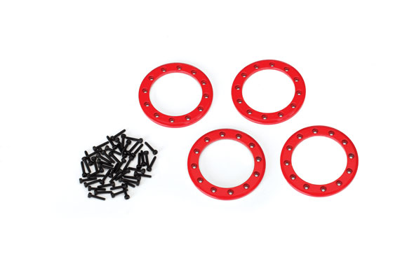 Traxxas - Beadlock rings, orange (1.9") (aluminum) (4)/ 2x10 CS (48) (TRX-8169R) afbeelding