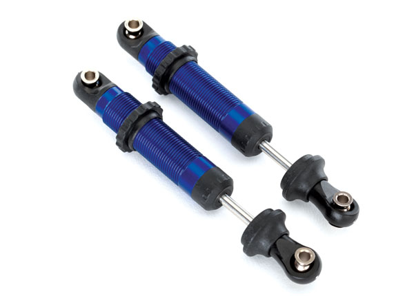 Shocks, GTS, aluminum (blue-anodized) (assembled with spring retainers) (2) (TRX-8260A) afbeelding
