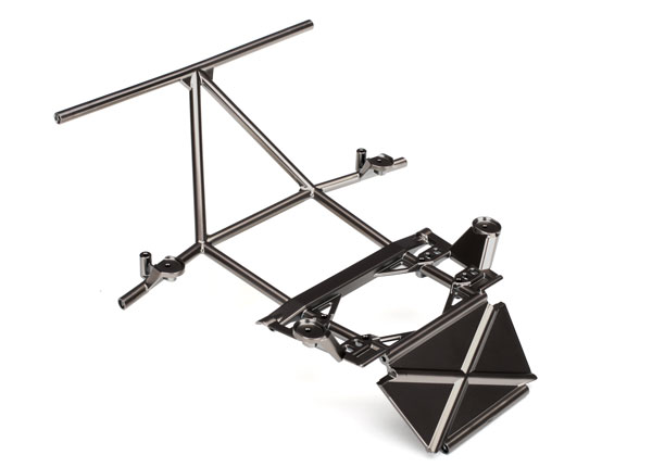 Tube chassis, center section, front (satin black chrome-plated) (TRX-8431X) afbeelding