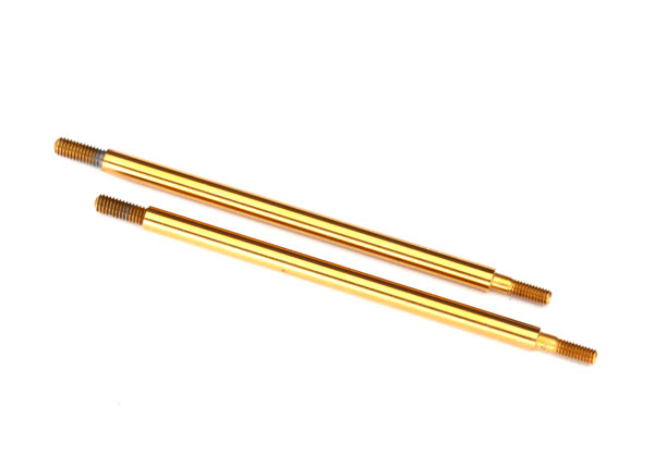 Shock shaft, 74mm (GTR) (rear) (TiN-coated) (2) (TRX-8463T)