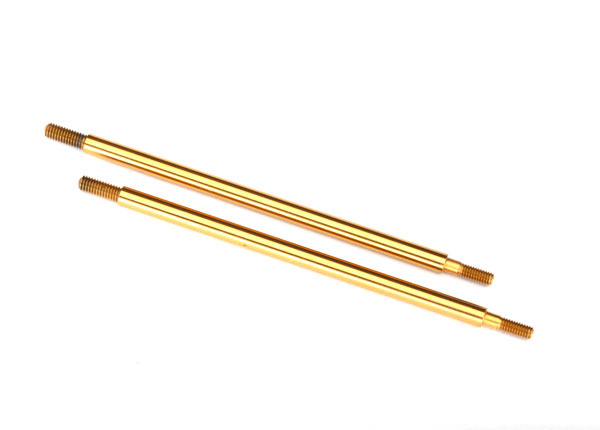 Shock shaft, 81mm (GTR) (rear) (TiN-coated) (2) (TRX-8464T)