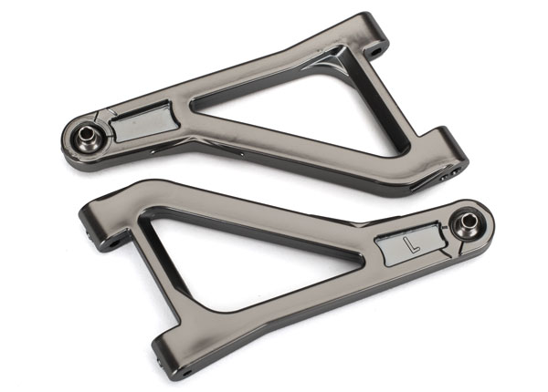 Suspension arms, upper (left & right) (satin black chrome-plated) (TRX-8531X) afbeelding