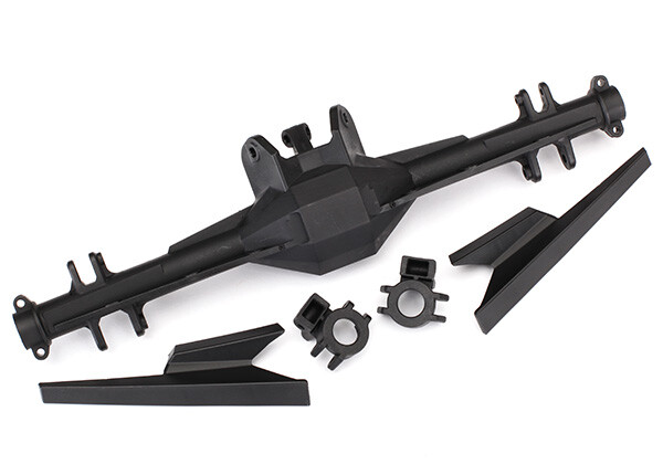 Axle housing, rear/ axle supports, left & right/ axle hub, rear (2) (TRX-8540)