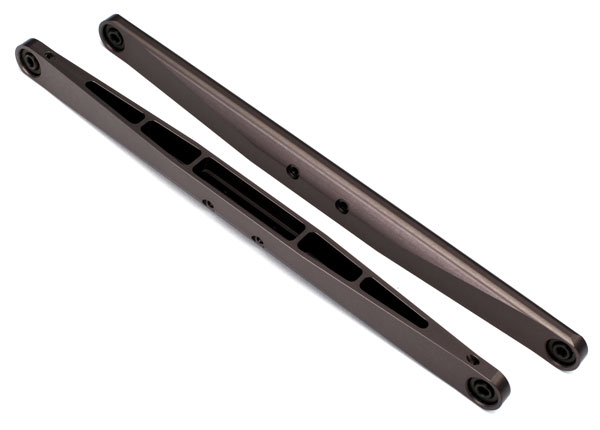 Trailing arm, aluminum (dark titanium anodized) (2) (assembled with hollow balls) (TRX-8544A)