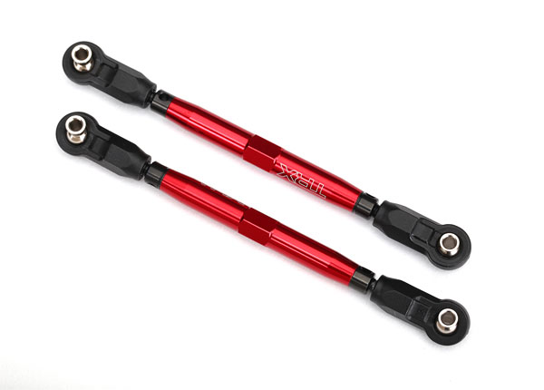 Traxxas - Toe links, front, Unlimited Desert Racer (TUBES red-anodized, 7075-T6 aluminum, (TRX-8547R)