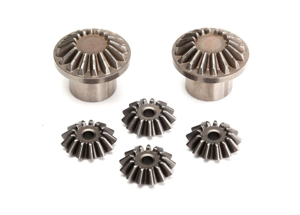 Gear set, rear differential (output gears (2)/ spider gears (4)) (TRX-8577)