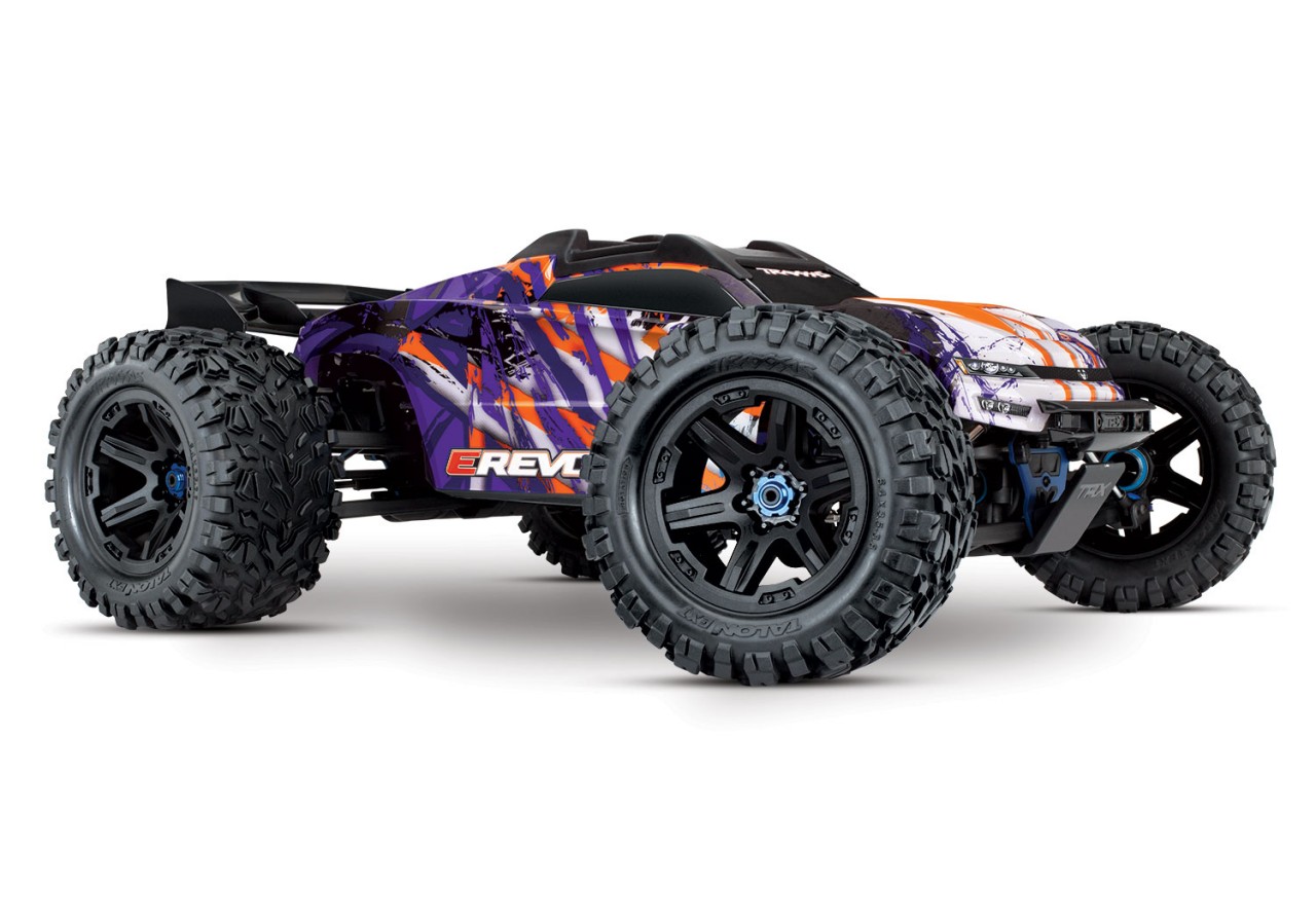 Traxxas E-Revo 2 brushless truggy RTR - TSM - Paars