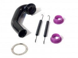 Exhaust header (r exhaust engine/u shape/long/blk) afbeelding