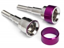 Axle 13x33mm (with retainer/2pcs) afbeelding