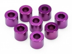 Spacer 4x8x6.5mm(purple/8pcs) afbeelding