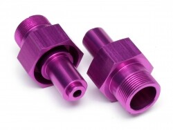 24mm front hex hub (purple/2pcs) afbeelding