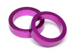Spacer 12x16x4mm (purple/2pcs) afbeelding