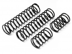 Shock spring 23x155x2.4mm 17.5 coils (black/2pcs)