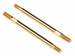 Titanium nitride coated shock shaft 3x50mm (2pcs) afbeelding