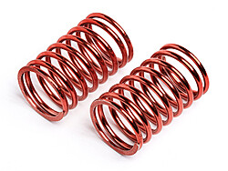 Shock spring 13.8x27x1.5mm 8.5coils (metallic red) afbeelding