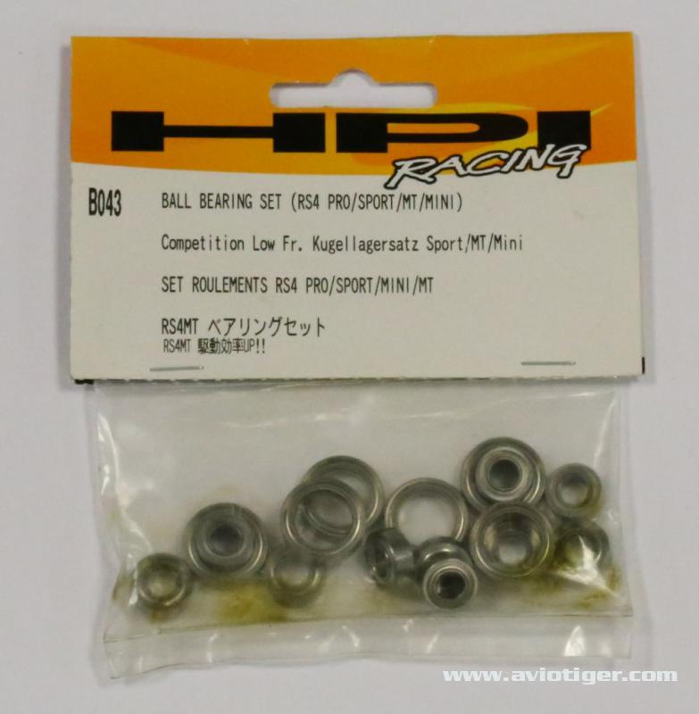 HPI - Ball bearing set (rs4 pro / sport / mt / mini) (B043) afbeelding