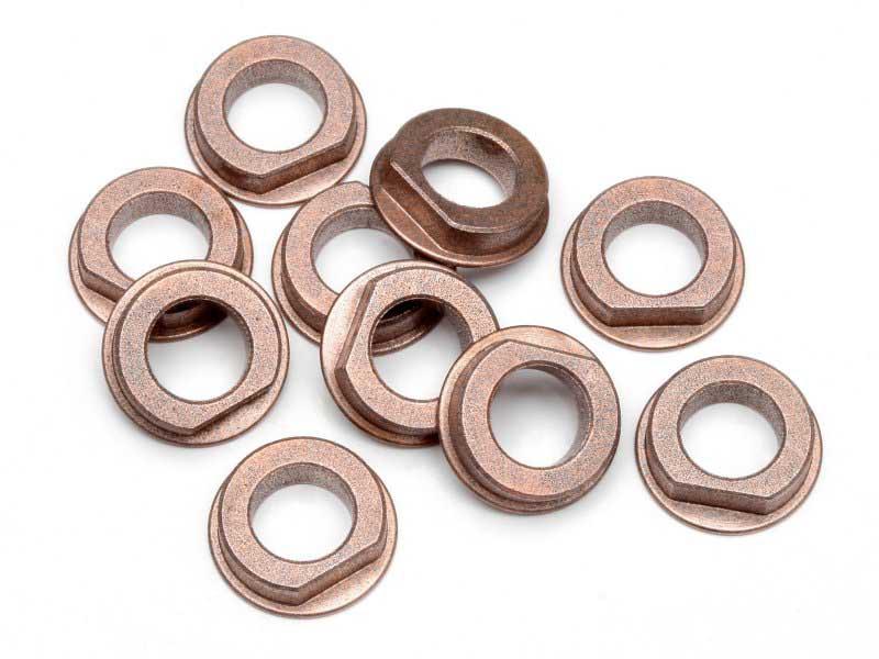 HPI - Flanged metal bushing 6x10x3mm (10 pcs) (B075) afbeelding