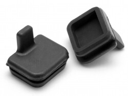 Rubber cap 10x11mm (black)