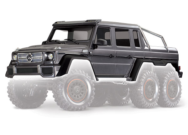 Traxxas - Body, Mercedes-Benz G 63, complete (gloss graphite metallic) (TRX-8825X) afbeelding