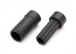 Half shafts, center (internal splined, extra short (1)/ external splined, extra short (1)) (plastic parts only) (TRX-8850) afbeelding