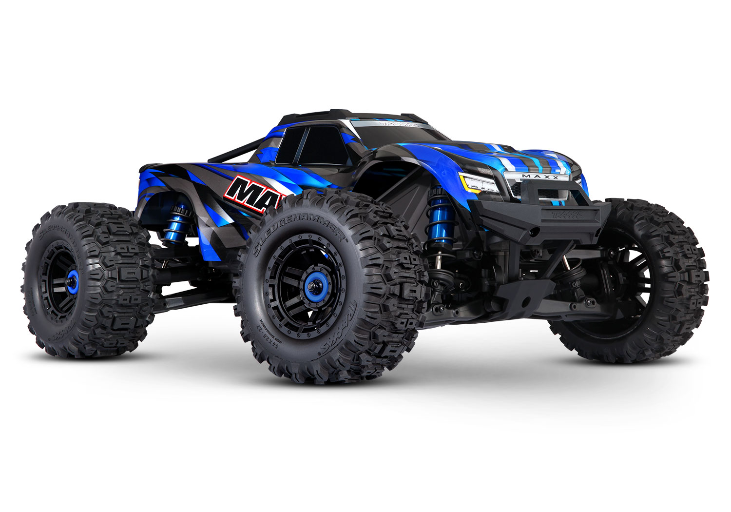 Traxxas Wide Maxx 1/10 4S brushless monster truck RTR - Blauw afbeelding
