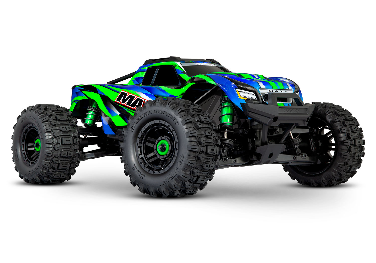 Traxxas Wide Maxx 1/10 4S brushless monster truck RTR - Groen afbeelding