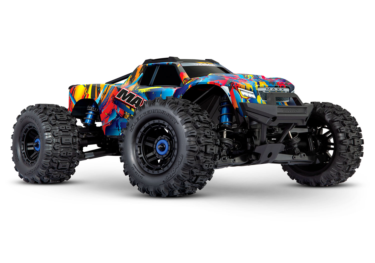 Traxxas Wide Maxx 1/10 4S brushless monster truck RTR - Rock & Roll afbeelding
