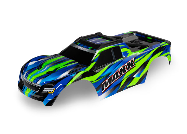 Traxxas Body, Maxx, green (painted, decals applied) (TRX-8918G)