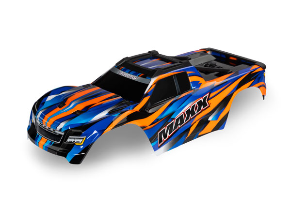 Traxxas Body, Maxx, orange (painted, decals applied) (TRX-8918T)