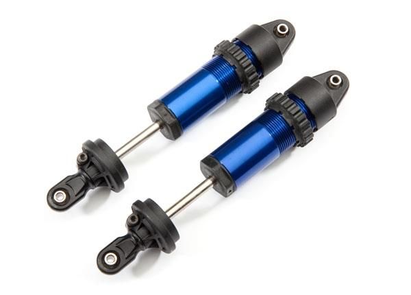 Shocks, GT-Maxx®, aluminum (blue-anodized) (fully assembled w/o springs) (2) (TRX-8961) afbeelding