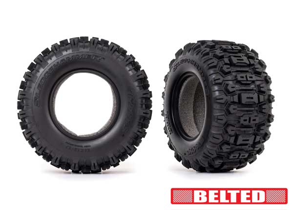 Traxxas - Tires, Sledgehammer All-Terrain 2.8" (belted, dual profile) (TRX-8975)