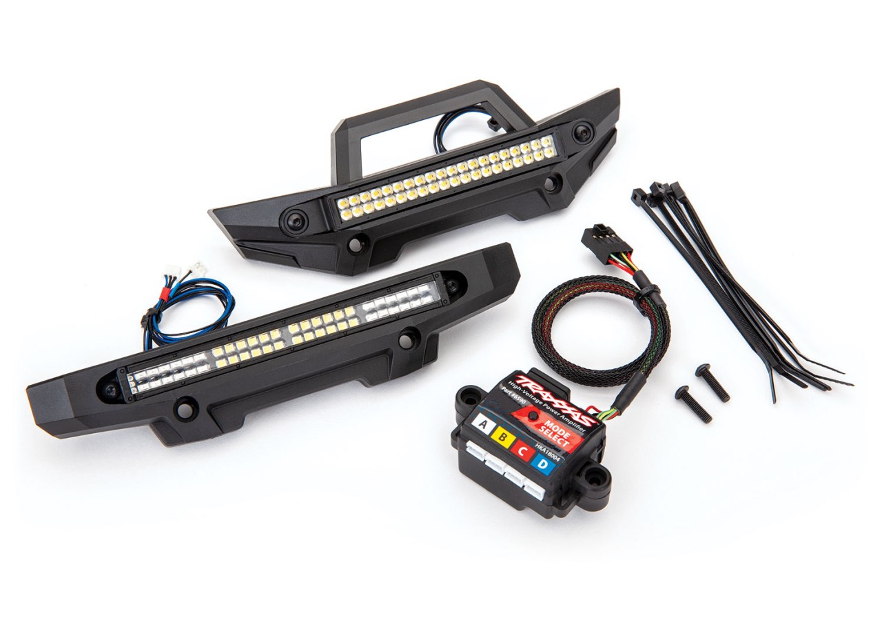 Traxxas - LED light kit, Maxx, complete (includes #6590 high-voltage power amplifier) afbeelding